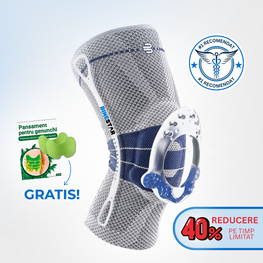 Genunchiera Premium BineStar™ + Pansamente Pentru Genunchi GRATIS